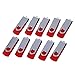 Produktbild SODIAL(R) 10 Stueck 2GB Hellrot USB 2.0 Schwenken USB-Stick Memory Stick Speicherdaumen U-Disk