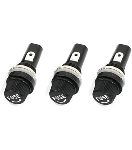 HUAREW T3.15AL250V 20 Pièces 5x20mm Fusible En Verre à Fusion Lente 3.15A 250V 0.2 X 0.78 Pouces Fusible à Retardement