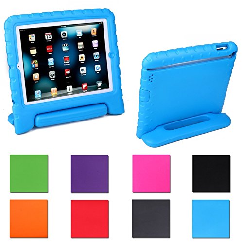 Aken Multi Function Child / Shock Proof Kids Cover Case with Stand / Handle for Apple iPad 2nd / 3rd / 4th Generation Tablet (iPad 2/3/4ï¼‰ (blue) by Aken - 8