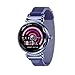 Produktbild Fuibo Smartwatch Damen, Frauen Blutdruck Sport Smart Armband Uhr Schrittzähler Fitness Uhr mit Schrittzähler (Dark Blue)