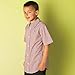 Boys Penguin Infant Boys Gingham Woven Shirts in Red - 7