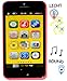 Produktbild alles-meine.de GmbH Smartphone - Handy mit 40 Sound´s & Musik & Licht -  PINK / ROSA  - für Kinder / Jungen & Mädchen - Auto - elektrisches Kinderhandy - Spielzeugtelefon - Tel..