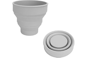 AJinTeby 2 Pack Grease Bucket Liner for Traeger, Drip Tray for Pit Boss Pellet Grill, Traeger Pro Series Tailgater Ironwood Grill, Reusable Silicone Grill Drip Tray Liner for Grill Accessories, Grey