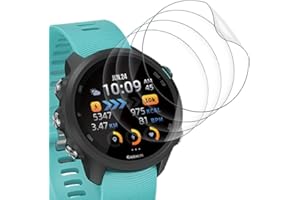 SkyKeep für Displayschutz Garmin Forerunner 245 Screen Protector Garmin Forerunner 245 Schutzfolie Schutz Folie (4 Stücke)(Soft TPU)(Kratzfest)