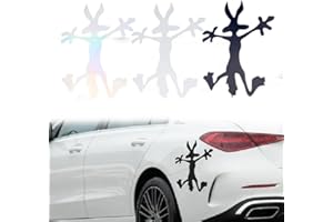 BIVBWQU 3 Pezzi Decal Riflettente Fix Car Decal Sticker Graphic Decalcomania per Auto per Finestrini Dell'Auto Laptop Bagagli