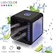 Produktbild Syntrox Germany 4 in 1 Luftkühler Luftbefeuchter Lufterfrischer und Ventilator Mini Air Cooler mit LED-Farbwechsel USB AC-5V Mini LED Black