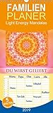 Light Energy Mandalas - Kalender - Vol. 1 - Familienplaner hoch (Wandkalender 2019 , 21 cm x 45 cm, hoch): Lichtvolle Mandalas mit inspirierenden ... 14 Seiten ) (CALVENDO Gesundheit) by 