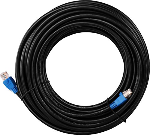 5er Set WireThinX Patchkabel für den Außenbereich Outdoor CAT 6, U/UTP, CCA, schwarz, 15 m - 2