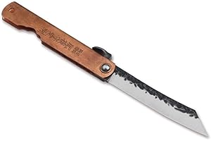 HIGO NO KAMI Higonokami 01PE316 Unisex – Erwachsene Irogane Taschenmesser, Silber, 16,5 cm