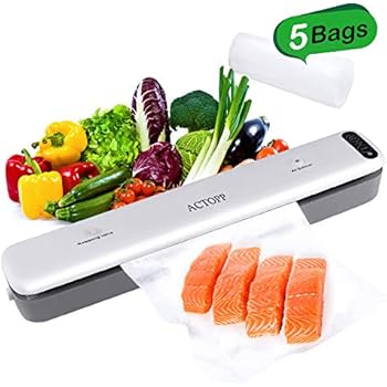 Macchina Sottovuoto Alimenti 5 In 1 Automatica - Sigillatrice Per Cibi Secchi E Umidi Con 30 Sacchetti - Foto 3