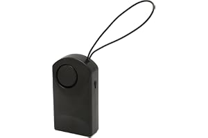 Alomejor Trådlös Vibrationslarm med 120 DB Volym, för Larm | ABS-material, lätt att installera, lätt design, lämplig för hem