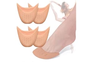 BASTOUR Piede Suggerimento Manicotto, Salvapunte in Silicone Gel, Morbido Copripunta per Ballerine con Fori per L'aria, Protettore delle Dita, 2 Paia