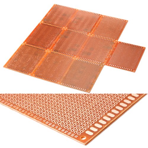 10x 7x9cm Lochrasterplatte Leiterplatte Streifenraster Platine PCB Board - 4