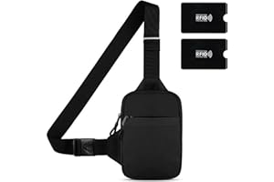 Katyjun Sling Bag Herren, Brusttasche Herren Klein mit Verstellbarem Schultergurt, für die Outdoor Sportarten Wandern