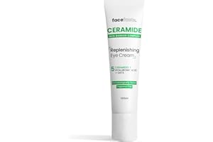 Face Facts Ceramide Eye Cream; Hydrates delicate skin; Strengthens skin barrier, reduces puffiness and dark circles; 5 Ceramides, Hyaluronic Acid, soothing Oats, Glycerin and Vitamin E; 15ml