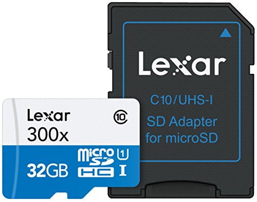Lexar 32GB microSDHC UHS-I 300x Speed (45MB/s) High Speed Flash Speicherkarte mit SD Adapter – LSDMI32GBB1EU300A - 2