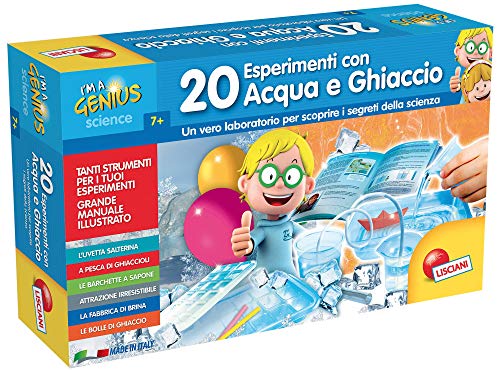 Lisciani Giochi- I'm a Genius 20 Esperimenti Acqua e Ghiaccio, 56309