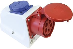 SIROX Kayser 4000873892 - Cee toma de corriente 16A 400V IP44 combi 6H 5WAYS precableado