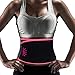 Price comparison product image FTEOX Waist Trimmer,Waist Trainer Waist Trimmer Belt Weight Loss Wrap Fat Stomach Burner Ab Belt Belly Sweat Belt Body Shaper Back Lumbar Support with Sauna Suit for Women&Men (Pink, Large 45''x9'')
