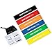 Produktbild TOPELEK Fitnessbänder Set, 6-Stärken Resistance Bands für Muskelaufbau, Physiotherapie Gymnastik und Crossfit, Fitnessband/Loop Bänder Set ideal für Pilates Yoga, Übung zu Hause oder im Büro