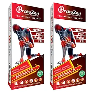 Nuzen OrthoZen Herbal Pain Relief Oil , 50 ml -Pack of 2