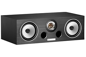 Triangle - Enceinte Centrale Home-Cinéma Voce EZ - 2 Voies - Puissance Admissible 60W - Rendement 91 DB/W/m - Bass Reflex - 510 x 168 x 290 mm - Noir Cendré (Pièce)