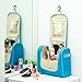 Hanging Toiletry Bag, JTDEAL Premium Cosmetic Bag MakeupKit Water Resistant Shower Wash Bags, Portable Travel Kit Organizer for Travel Accessories/Bathroom Storage with Hanging Hook (Sky Blue)