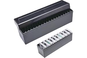 Ettonsun Caja de Almacenamiento de Monedas de plástico para 20 Soportes de Monedas de losa para PCGS NGC PCCB PMGab