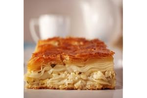 Gulluoglu Cheese Pie Savory (Su böreği), 500 gr (Pack of 1), Daily Fresh Shipment from Istanbul/Turkey