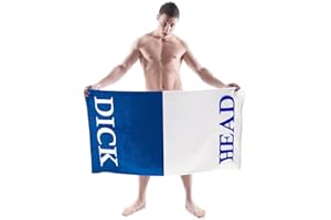 THE SOURCE WHOLESALE #winning Dick/Head Bath Towel Machine Washable 100% Polyester Novelty Gag Gift