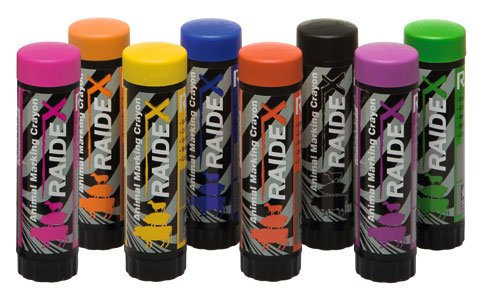 ARNDT RAIDEX Raidl MAXI Viehzeichenstift 10er Pack -orange-