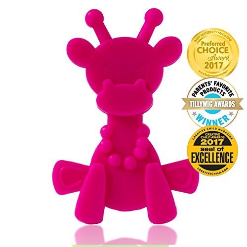 Baby Teething Toy Extraordinaire - Little bamBAM Giraffe Teether Toys by Bambeado. Our BPA Free Teethers help take the stress out of Teething, from Newborn Baby through to Infant.