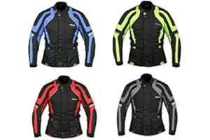 RKsports WATERPROOF MOTORCYCLE MOTORBIKE JACKET BLACK CE ARMORS