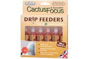 Growth Technology GTCFD6 Cactus & Succulent Focus Drip Feeders (6 x 38ml Pack)