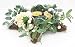 Produktbild Adventskerzenhalter - Kerzenhalter - Tischgesteck - Weihnachtsgesteck - Adventskranz - Adventsgesteck - Adventgesteck - Weihnachtskranz - Weihnachtsstern - Stern - Rose und Kugel - Mistel und Stechpalme - Ø 30 cm