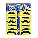 Price comparison product image LIFECART Pack of 12 Adhesive Assorted Black Moustaches Fancy Dress Costume Accessory For Party Birthday Stylish
