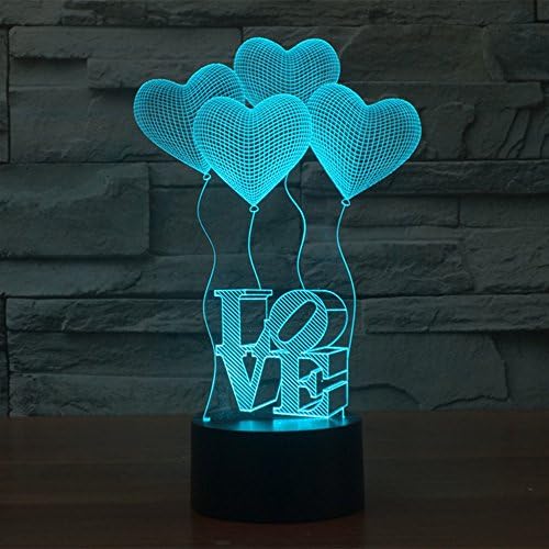 Alisable 3d Lamp 4-Love Awaken Bb-8 Night 7 Color Change Best Gift Night Light LED Furnish Desk Table Lighting Home Decoration Toys