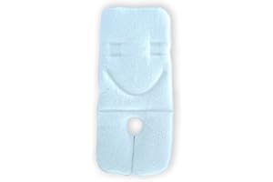 PAMBABY materassino per passeggino universale materassino copriseduta per passeggino universale in tessuto di bambù 100% - MADE IN ITALY (BAMBU') materassino anti sudore per passeggino,