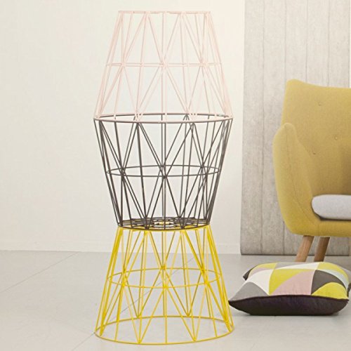ferm LIVING Wire Drahtkorb Medium, schwarz Ø 50cm H 40cm - 4