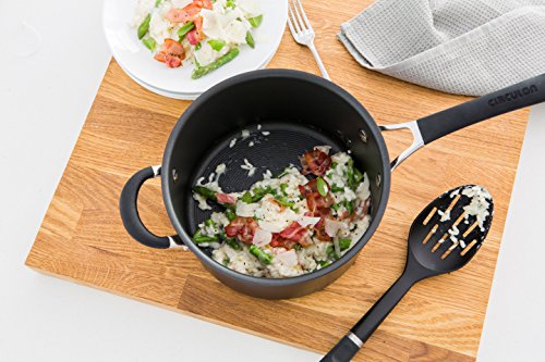 Circulon Momentum Milk Pan, Saucepans and Fry Pan, Black, Set of 5