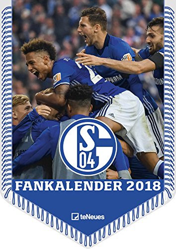 FC Schalke 04 Kalender 2018 - Fussballkalender 2018, Bannerkalender Schalke, Fankalender Schalke 2018, FC Schalke 04 2018 - 42 x 29,7 cm