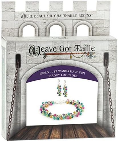 Weave Got Maille KIT-BA141.03C Chainmaile Bracelet and Earrings Jewellery Kit, Multi-Colour