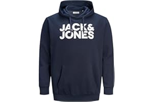 JACK&JONES PLUS Jjecorp Logo Sweat Hood Noos PS Hooded Sweatshirt para Hombre