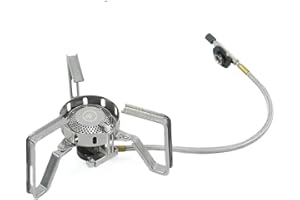 Fire-Maple FMS-125 Pro Portable Camping Gas Stove | 3200W Mini Foldable Backpacking Cooking Burner with Piezo Ignition | Bushcraft Traveling Trekking Outdoors