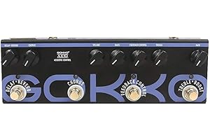 GOKKO GK-40 AX10 Multi Effects Pedal 3 Analog Effects Delay Reverb Chorus Pedal for Electric Guitar, with Adapter