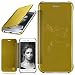 Produktbild Huawei P10 Hülle Transparent TPU [OneFlow Void Cover] Dünne Schutzhülle Gold Handyhülle für Huawei P10 Case Ultra-Slim Handy-Tasche mit Sicht-Fenster