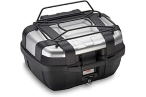 Givi - Oberer Motorrad-Gepäckträger für TRK52N, 52L, Schwarz, Metall, Fest montiert, Rackmontage, Passend für GIVI Trekker Topcases