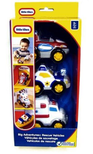 Little Tikes Big Adventures Rescue Vehicles (Pack of 3)
