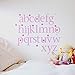 Childrens Alphabet Wall Stickers, 26 stickers a -z and 54 Flower Stickers
