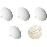 5-Piece Convex Junction Box Cover | 9 cm Plastic Luxury Junction Box Cover White | LBK.0992 Electrical Installation Cover